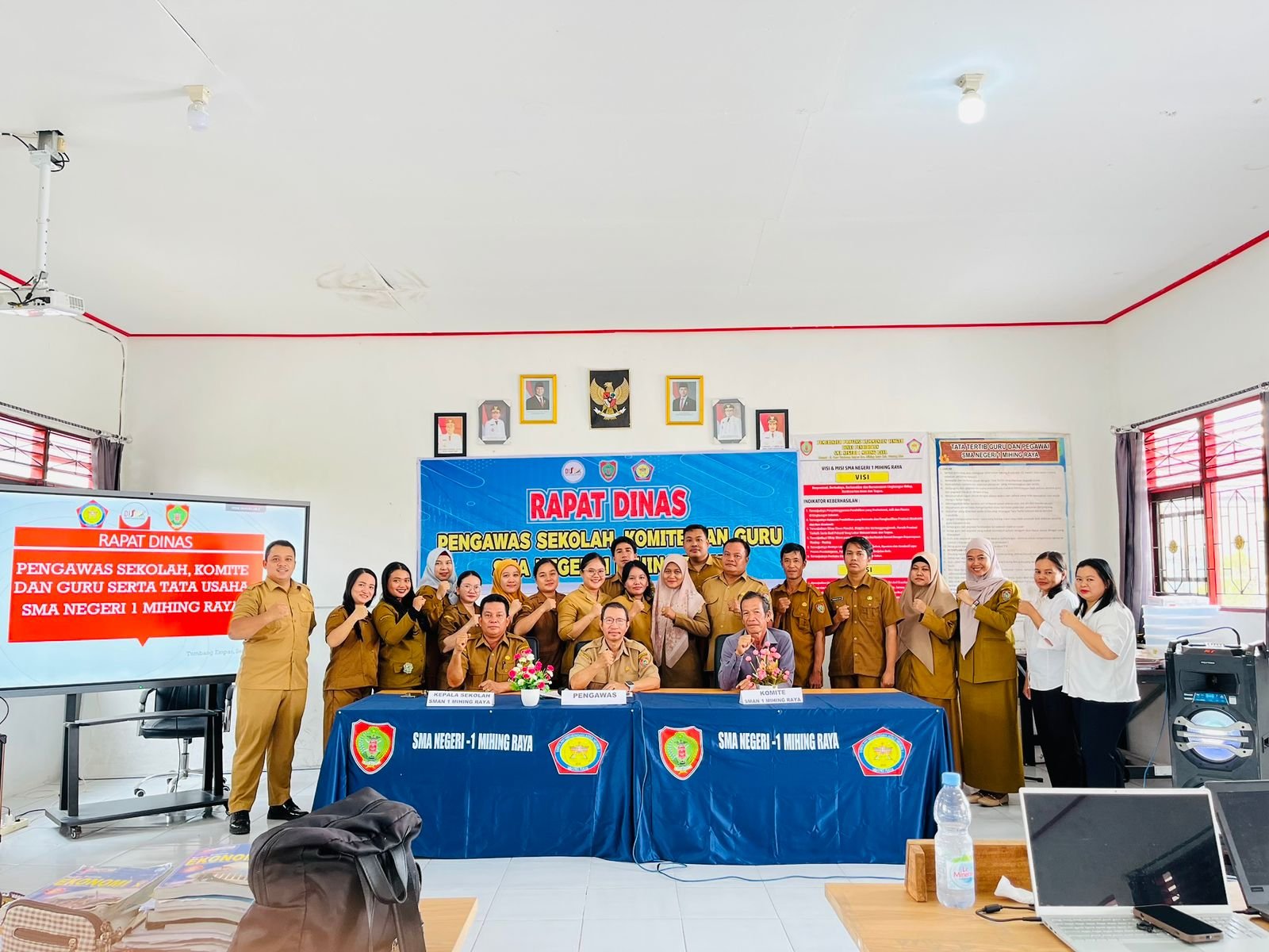 RAPAT DINAS PENGAWAS DENGAN KOMITE SEKOLAH